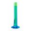 Image de Alessi, Flute, vase à fleurs, bleu clair - vert, Stefano Giovannoni